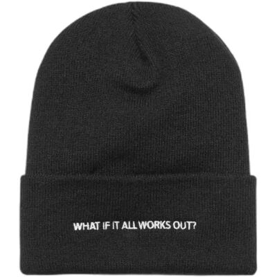Mütze Flexfit What If Wooly Combed Noir TU Mixte Mütze Flexfit What If Wooly Combed Noir TU Mixte
