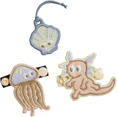 Textil-Patch für Kinder Got Bag Axolotl (x3) Multicolore TU Mixte Textil-Patch für Kinder Got Bag Axolotl (x3) Multicolore TU Mixte