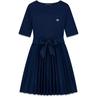 Faltenkleid mit Gürtel für Mädchen Guess Bleu 14 ans Femme Faltenkleid mit Gürtel für Mädchen Guess Bleu 14 ans Femme