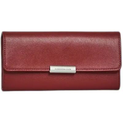 Geldbörse mit Magnetverschluss Damen Mandarina Duck Hera 3,0 Rouge 3,9x7,7x0,8 cm Femme Geldbörse mit Magnetverschluss Damen Mandarina Duck Hera 3,0 Rouge 3,9x7,7x0,8 cm Femme