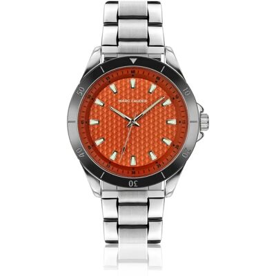 Edelstahlarmbanduhr für Damen Marc Lauder San Marino Gris 20x20 mm Femme Edelstahlarmbanduhr für Damen Marc Lauder San Marino Gris 20x20 mm Femme