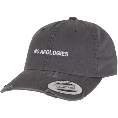 Baseball Kappe Mister Tee No Apologies Low Profile Gris TU Mixte Baseball Kappe Mister Tee No Apologies Low Profile Gris TU Mixte