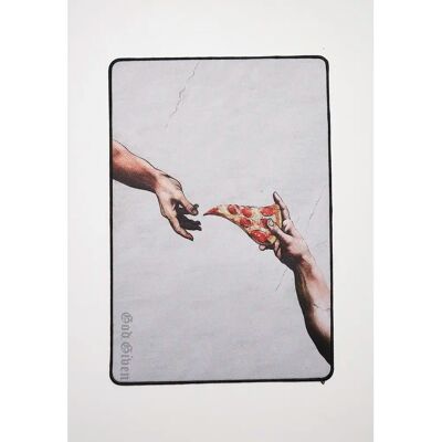 Schreibtischunterlage Mister Tee Pizza Art Multicolore TU Mixte Schreibtischunterlage Mister Tee Pizza Art Multicolore TU Mixte