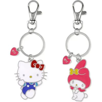 Schlüsselanhänger Peers Hardy Hello Kitty & Friends (x2) Rose TU Mixte Schlüsselanhänger Peers Hardy Hello Kitty & Friends (x2) Rose TU Mixte