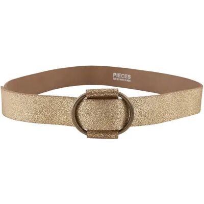 Ledergürtel Jeans Frau Pieces Pilja Beige 80 cm Femme Ledergürtel Jeans Frau Pieces Pilja Beige 80 cm Femme