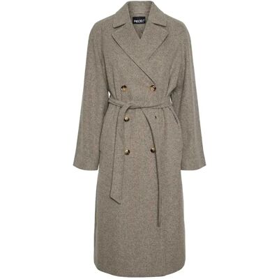 Damenmantel Pieces Marbel Marron 2XS Femme Damenmantel Pieces Marbel Marron 2XS Femme