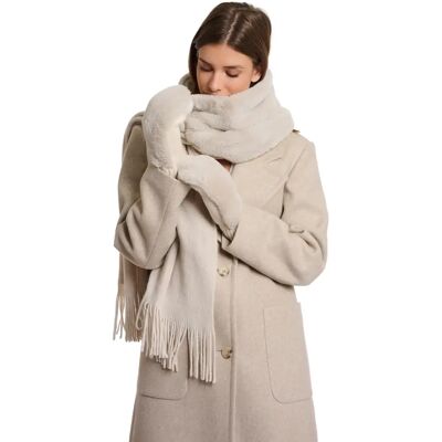 Fäustlinge Damen Rino & Pelle Oxo Beige TU Femme Fäustlinge Damen Rino & Pelle Oxo Beige TU Femme