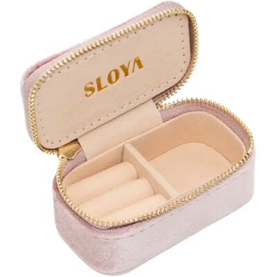 Mini Schmuckbox aus Samt für Frauen Sloya Rose 9x5x4,5 cm Femme Mini Schmuckbox aus Samt für Frauen Sloya Rose 9x5x4,5 cm Femme