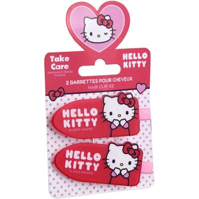 Haarklammern Take Care Hello Kitty (x2) Rouge TU Mixte Haarklammern Take Care Hello Kitty (x2) Rouge TU Mixte