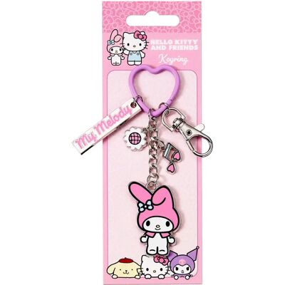 Schlüsselanhänger The Carat Shop Hello Kitty My Melody Rose TU Mixte Schlüsselanhänger The Carat Shop Hello Kitty My Melody Rose TU Mixte