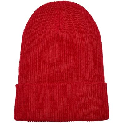 Mütze Flexfit Recycled Yarn Waffle Rouge TU Mixte Mütze Flexfit Recycled Yarn Waffle Rouge TU Mixte