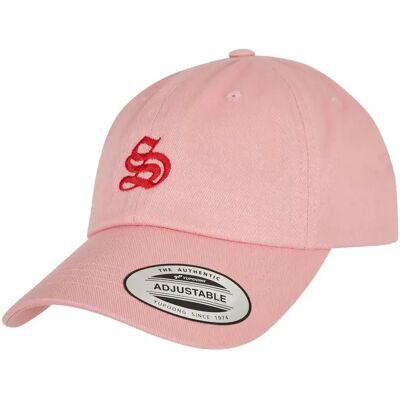 Basecap Mister Tee Letter Pink Low Profile Rose TU Mixte Basecap Mister Tee Letter Pink Low Profile Rose TU Mixte