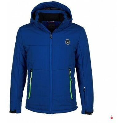 Peak Mountain XXL Blaue Skijacke - Skibekleidung Peak Mountain XXL Blaue Skijacke - Skibekleidung