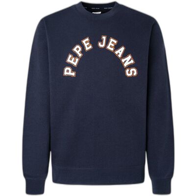 Pullover Pepe Jeans Westend Blau 2XL Mixte Pullover Pepe Jeans Westend Blau 2XL Mixte