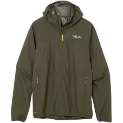 Rab Windgather Hoody - Armee - Groß - Kapuzenjacke Rab Windgather Hoody - Armee - Groß - Kapuzenjacke