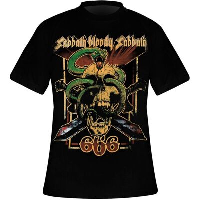 T-Shirt Rock à Gogo Black Sabbath - Sabbath Bloody Sabbath Schwarz XL Homme T-Shirt Rock à Gogo Black Sabbath - Sabbath Bloody Sabbath Schwarz XL Homme