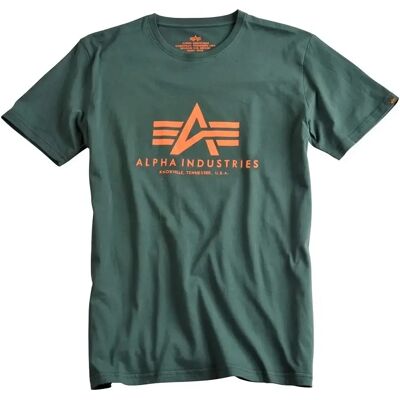 T-shirt Alpha Industries Basic Vert XS Homme T-shirt Alpha Industries Basic Vert XS Homme