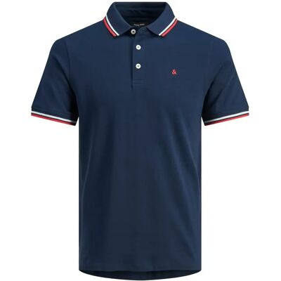 Polo Großformat Jack & Jones Paulos Bleu 7XL Homme Polo Großformat Jack & Jones Paulos Bleu 7XL Homme