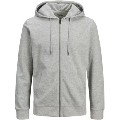 Kapuzenpullover Jack & Jones Basic zippé Gris M Homme Kapuzenpullover Jack & Jones Basic zippé Gris M Homme