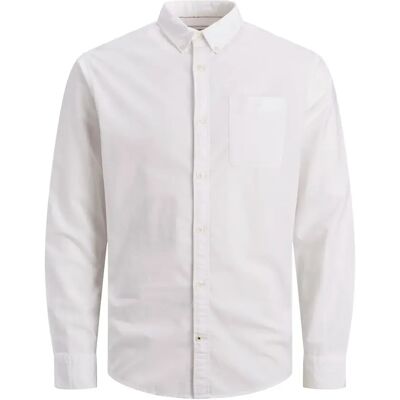 Hemd Jack & Jones Oxford Blanc 2XL Homme Hemd Jack & Jones Oxford Blanc 2XL Homme
