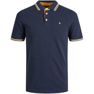 Poloshirts Jack & Jones paulos (x2) Bleu M Homme Poloshirts Jack & Jones paulos (x2) Bleu M Homme