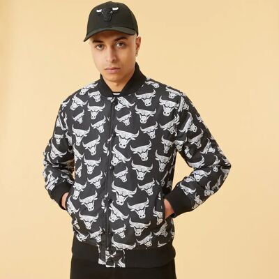 new era Logo-Jacke Chicago Bulls Noir L Homme new era Logo-Jacke Chicago Bulls Noir L Homme