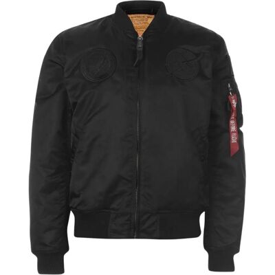 Bomber Alpha Industries MA-1 VF NASA Noir L Homme Bomber Alpha Industries MA-1 VF NASA Noir L Homme
