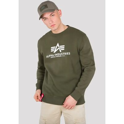 Sweatshirt Alpha Industries Basic Vert M Homme Sweatshirt Alpha Industries Basic Vert M Homme