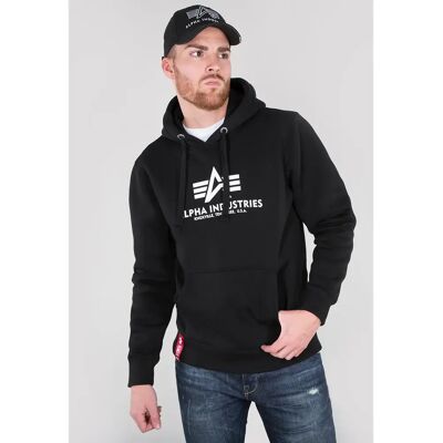 Kapuzenpullover Alpha Industries Basic Noir M Homme Kapuzenpullover Alpha Industries Basic Noir M Homme