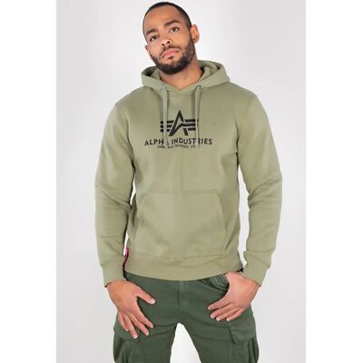Hoodie Alpha Industries Basic Vert L Homme Hoodie Alpha Industries Basic Vert L Homme