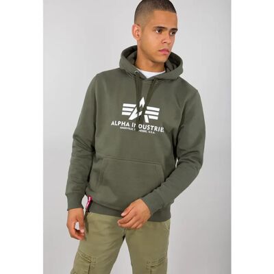 Kapuzenpullover Alpha Industries Basic Vert XL Homme Kapuzenpullover Alpha Industries Basic Vert XL Homme
