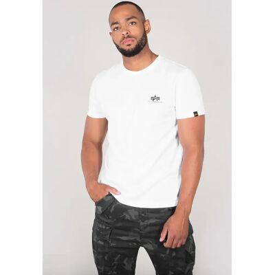 T-Shirt Alpha Industries Blanc M Homme T-Shirt Alpha Industries Blanc M Homme