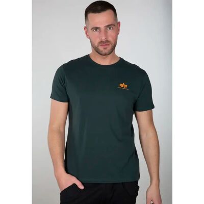 T-shirt Alpha Industries Basic Small Logo Vert 2XL Homme T-shirt Alpha Industries Basic Small Logo Vert 2XL Homme