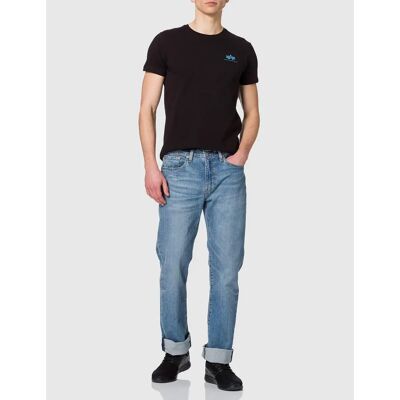 T-shirt Alpha Industries Basic Small Logo Noir XL Homme T-shirt Alpha Industries Basic Small Logo Noir XL Homme