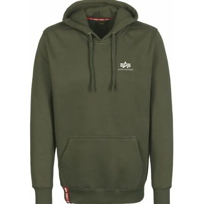 Kapuzenpullover Alpha Industries Basic Small Logo Vert M Homme Kapuzenpullover Alpha Industries Basic Small Logo Vert M Homme