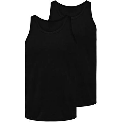 Tanktop Jack & Jones Basic (x2) Noir M Homme Tanktop Jack & Jones Basic (x2) Noir M Homme