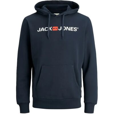 Kapuzenpullover Jack & Jones Corp old logo Bleu XS Homme Kapuzenpullover Jack & Jones Corp old logo Bleu XS Homme