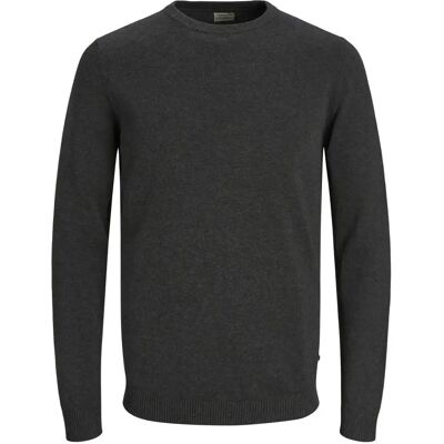 Rundhals-Pullover Jack & Jones Basic Gris XS Homme Rundhals-Pullover Jack & Jones Basic Gris XS Homme