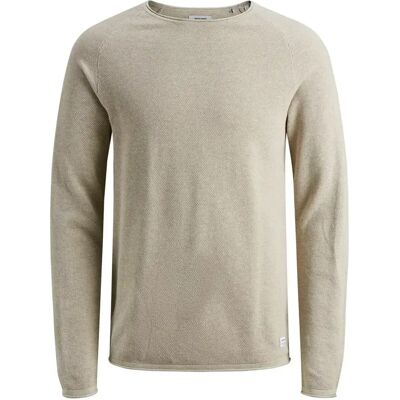 Rundhals-Pullover Jack & Jones Hill Blanc M Homme Rundhals-Pullover Jack & Jones Hill Blanc M Homme