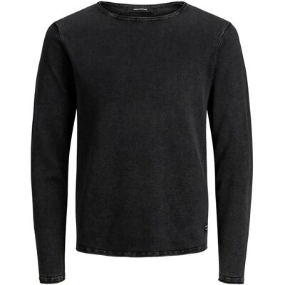 jack & jones Jack & Jone Leo Rundhals-Pullover Noir S Homme jack & jones Jack & Jone Leo Rundhals-Pullover Noir S Homme