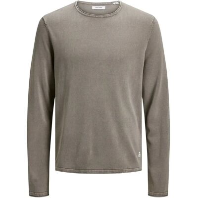 jack & jones Jack & Jone Leo Rundhals-Pullover Marron M Homme jack & jones Jack & Jone Leo Rundhals-Pullover Marron M Homme