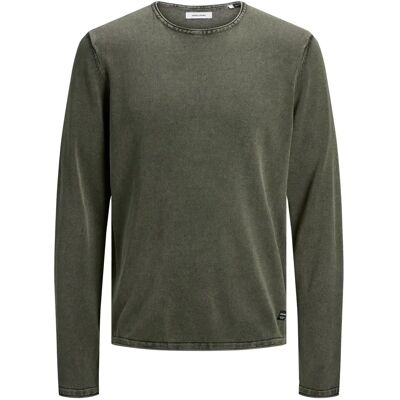 jack & jones Jack & Jone Leo Rundhals-Pullover Vert S Homme jack & jones Jack & Jone Leo Rundhals-Pullover Vert S Homme