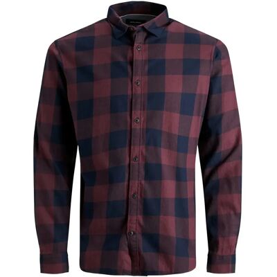 Hemd Jack & Jones Egingham Twill Bleu L Homme Hemd Jack & Jones Egingham Twill Bleu L Homme