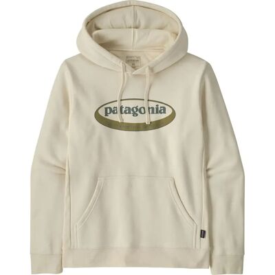 Kapuzensweatshirt Patagonia 95 Oval Uprisal Blanc XL Homme Kapuzensweatshirt Patagonia 95 Oval Uprisal Blanc XL Homme