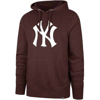 Pullover New York Yankees 47Brand MLB Imprint Burnside Marron L Homme Pullover New York Yankees 47Brand MLB Imprint Burnside Marron L Homme