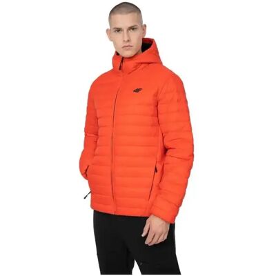 Daunenjacke mit Kapuze und Reißverschluss 4F Orange M Homme Daunenjacke mit Kapuze und Reißverschluss 4F Orange M Homme