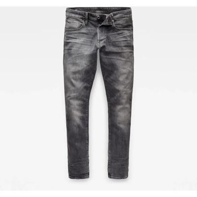 Gerade konisch zulaufende Jeans G-Star 3301 Gris 36x32 Homme Gerade konisch zulaufende Jeans G-Star 3301 Gris 36x32 Homme