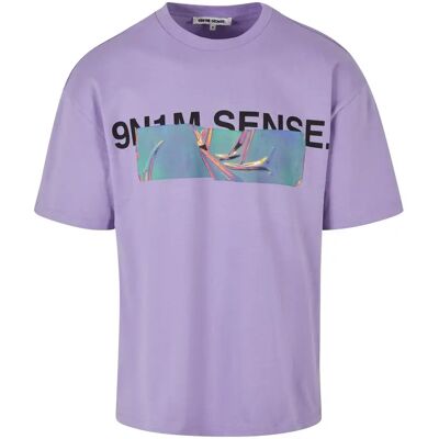 T-Shirt 9N1M SENSE Logo Chrome Bleu XL Homme T-Shirt 9N1M SENSE Logo Chrome Bleu XL Homme