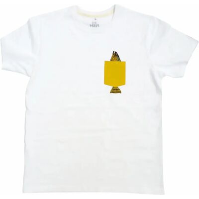 T-Shirt Big Fish Blanc L Homme T-Shirt Big Fish Blanc L Homme