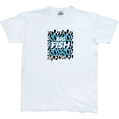 T-Shirt Big Fish Blanc S Homme T-Shirt Big Fish Blanc S Homme